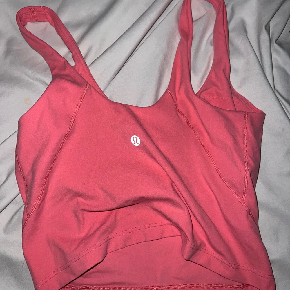 Pink lululemon align tank top